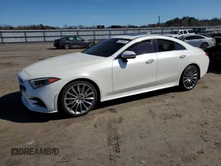 2019 Mercedes-Benz CLS with VIN WDD2J5KB9KA027640, listed as a Copart auction lot 47036264 with 0 mi miles and Salvage Title. Bid and sale history available at carsss.com. Image 1.