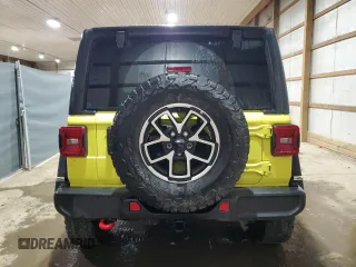 2024 Jeep Wrangler Rubicon with VIN 1C4PJXFG9RW283792, listed as a Copart auction lot 44061215 with 27,266 mi miles and Clean title. Bid and sale history available at DreamBid. Image 6.