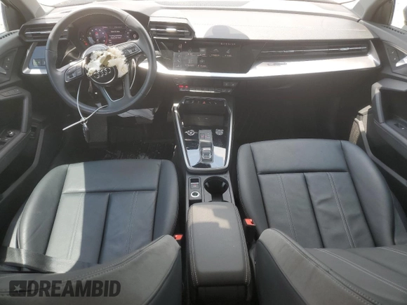 2023 Audi A3 Premium with VIN WAUAUDGY5PA114749, listed as a Copart auction lot 55321875 with 35,087 mi miles and Salvage Title. Bid and sale history available at DreamBid. Image 8.