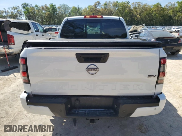 2023 Nissan Frontier Pro-X with VIN 1N6ED1EJ1PN672564, listed as a Copart auction lot 49304865 with 13,575 mi miles and Salvage title. Bid and sale history available at DreamBid. Image 6.