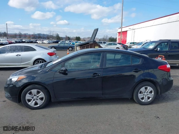 2016 Kia Forte LX with VIN KNAFK4A62G5481409, listed as a IAAI auction lot 41735453 with 75,238 mi miles. Bid and sale history available at carsss.com. Image 15.