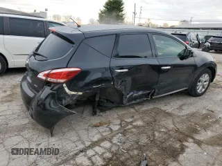 2012 Nissan Murano S with VIN JN8AZ1MW4CW211058, listed as a Copart auction lot 81328324 with 116,921 mi miles and Salvage Title. Bid and sale history available at DreamBid. Image 3.