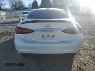 2018 Infiniti Q50 3.0t LUXE with VIN JN1EV7AP7JM360648, listed as a Copart auction lot 88972065 with 87,567 mi miles and Salvage Title. Bid and sale history available at carsss.com. Image 6.