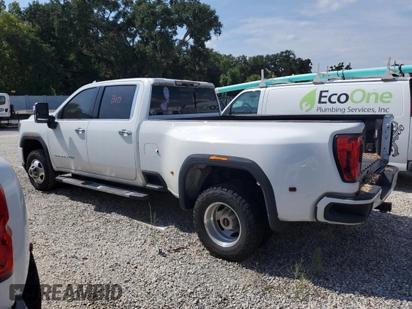2020 GMC Sierra 3500HD Denali z VIN 1GT49WEY0LF236528, wystawiony jako Copart lot #67557524 z przebiegiem 63 622 mil mil oraz Szkoda całkowita • Salvage title. Historia ofert i sprzedaży dostępna na DreamBid. Obrazek 2.