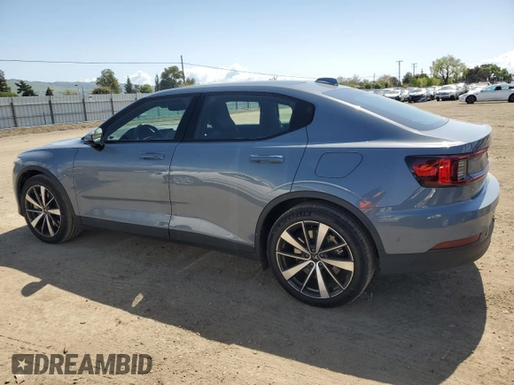 2022 Polestar 2 with VIN LPSED3KA3NL078210, listed as a Copart auction lot 51869455 with 22,417 mi miles and Salvage Title. Bid and sale history available at carsss.com. Image 2.