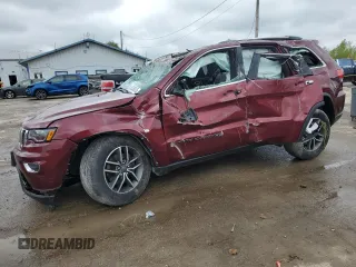 2019 Jeep Grand Cherokee Limited with VIN 1C4RJFBGXKC782777, listed as a Copart auction lot 55338615 with 81,108 mi miles and Salvage title. Bid and sale history available at DreamBid. Image 1.