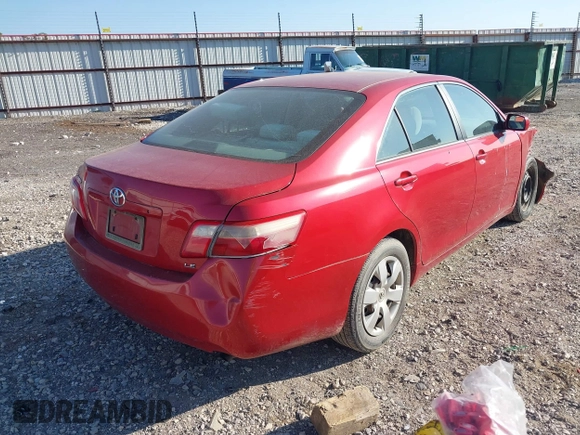 2009 Toyota Camry with VIN 4T4BE46K69R129362, listed as a IAAI auction lot 41833052 with 195,235 mi miles. Bid and sale history available at carsss.com. Image 4.