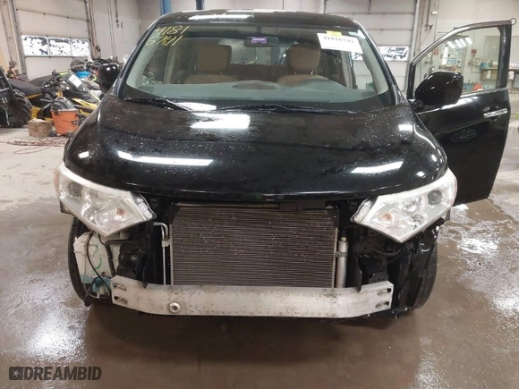 2012 Nissan Quest SL with VIN JN8AE2KP8C9038608, listed as a IAAI auction lot 41816741 with 124,153 mi miles. Bid and sale history available at carsss.com. Image 6.