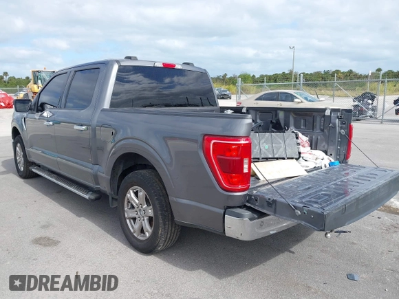 2021 Ford F-150 XL with VIN 1FTEW1CPXMFD00974, listed as a IAAI auction lot 41093772 with 112,890 mi miles and . Bid and sale history available at carsss.com. Image 3.