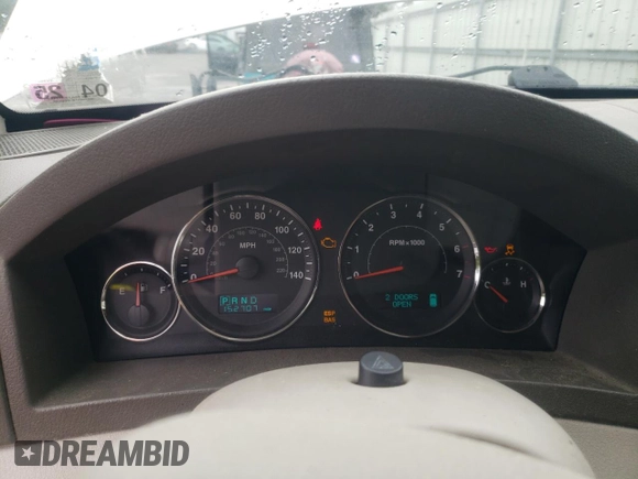 2007 Jeep Grand Cherokee Limited z VIN 1J8HS58P97C509761, wystawiony jako Copart lot #55520165 z przebiegiem 152 707 mil mil oraz Tytuł czysty. Historia ofert i sprzedaży dostępna na DreamBid. Obrazek 9.