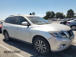 2014 Nissan Pathfinder S z VIN 5N1AR2MM6EC623157, wystawiony jako Copart lot #64110745 z przebiegiem 124 100 mil mil oraz Szkoda całkowita • Salvage title. Historia ofert i sprzedaży dostępna na DreamBid. Obrazek 4.