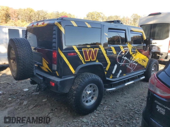 2006 Hummer H2 with VIN 5GRGN23U46H117048, listed as a Copart auction lot 78012724 with 121,773 mi miles and Salvage Title. Bid and sale history available at carsss.com. Image 3.