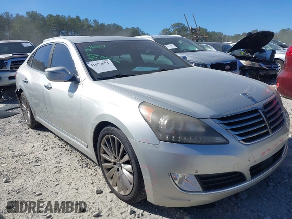 2014 Hyundai Equus Signature with VIN KMHGH4JH1EU073912, listed as a IAAI auction lot 41672671 with 168,197 mi miles and . Bid and sale history available at DreamBid. Image 13.