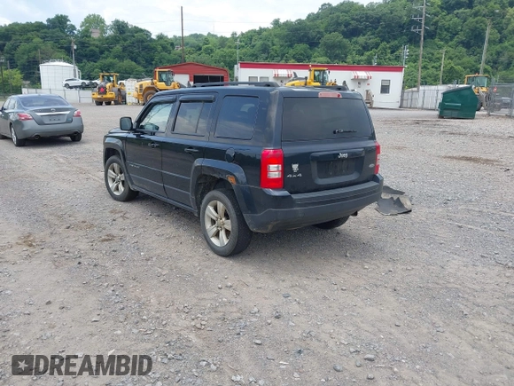 2014 Jeep Patriot Latitude with VIN 1C4NJRFB0ED892203, listed as a IAAI auction lot 42617739 with 100,607 mi miles and . Bid and sale history available at DreamBid. Image 3.