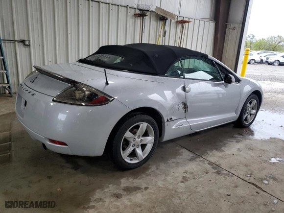 2007 Mitsubishi Eclipse GS with VIN 4A3AL25F37E009368, listed as a Copart auction lot 73397534 with 140,734 mi miles and Salvage Title. Bid and sale history available at carsss.com. Image 3.