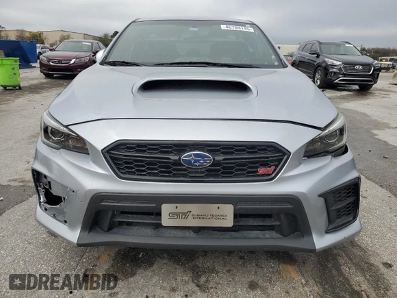 2020 Subaru WRX STI with VIN JF1VA2E6XL9820653, listed as a Copart auction lot 46709145 with 13,134 mi miles and Salvage Title. Bid and sale history available at carsss.com. Image 5.
