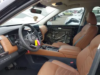 2023 Nissan Pathfinder Platinum with VIN 5N1DR3DG6PC257054, listed as a IAAI auction lot 41565552 with 9,952 mi miles and . Bid and sale history available at DreamBid. Image 5.