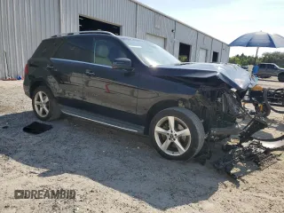 2017 Mercedes-Benz GLE 350 with VIN 4JGDA5JB7HA936033, listed as a Copart auction lot 62459315 with 141,396 mi miles and Salvage title. Bid and sale history available at DreamBid. Image 4.