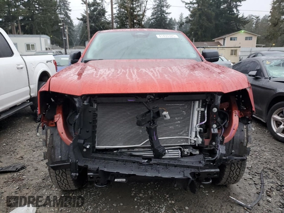 2024 Ford Ranger XLT with VIN 1FTER4HH3RLE32171, listed as a Copart auction lot 41435325 with 1,709 mi miles and Salvage Title. Bid and sale history available at carsss.com. Image 5.