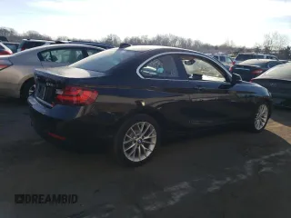 2015 BMW 2 Series 228i xDrive with VIN WBA1F7C50FVX96051, listed as a Copart auction lot 43630094 with 106,267 mi miles. Bid and sale history available at carsss.com. Image 3.
