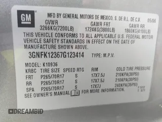 2007 Chevrolet Avalanche 3LT z VIN 3GNFK12367G123414, wystawiony jako IAAI lot #41702886 z przebiegiem 253 515 mil mil oraz . Historia ofert i sprzedaży dostępna na DreamBid. Obrazek 9.