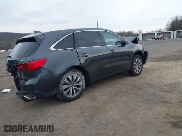 2015 Acura MDX Technology with VIN 5FRYD4H46FB005525, listed as a IAAI auction lot 42077017 with 123,077 mi miles and . Bid and sale history available at DreamBid. Image 4.