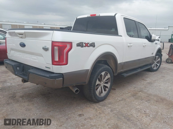 2018 Ford F-150 XL with VIN 1FTEW1EG3JKD47103, listed as a IAAI auction lot 42295205 with 187,501 mi miles and . Bid and sale history available at DreamBid. Image 4.