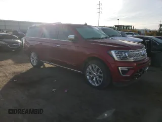2019 Ford Expedition Max Platinum with VIN 1FMJK1MT6KEA23566, listed as a Copart auction lot 84146234 with Not provided miles and Salvage title. Bid and sale history available at DreamBid. Image 4.