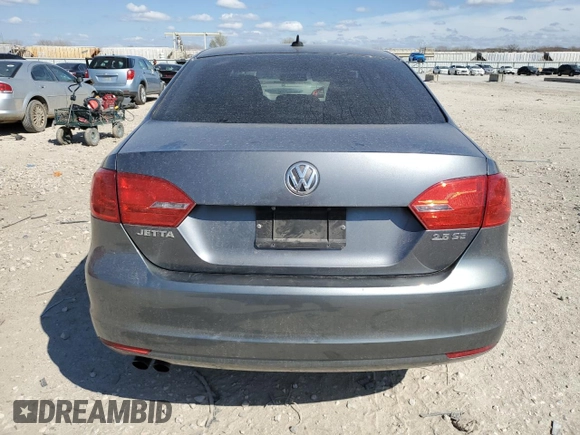 2012 Volkswagen Jetta Sedan SE w/Convenience with VIN 3VWDX7AJ2CM384049, listed as a Copart auction lot 50844455 with 183,776 mi miles and Clean Title. Bid and sale history available at carsss.com. Image 6.
