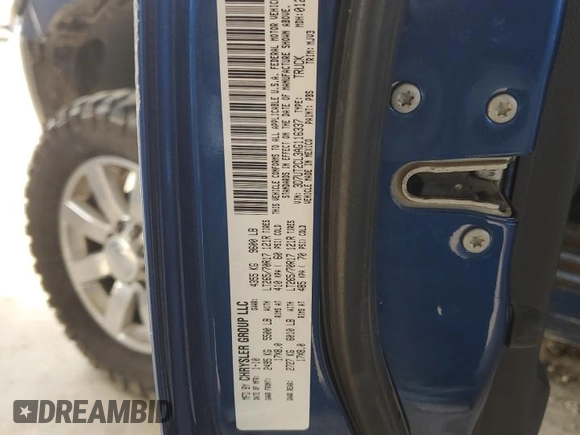 2010 Dodge Ram 2500 SLT with VIN 3D7UT2CL3AG116337, listed as a Copart auction lot 65843164 with 141,633 mi miles and Salvage Title. Bid and sale history available at carsss.com. Image 12.