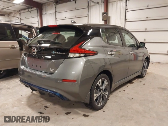 2022 Nissan LEAF SV Plus with VIN 1N4BZ1CV0NC554971, listed as a IAAI auction lot 41348000 with 31,479 mi miles and . Bid and sale history available at DreamBid. Image 4.