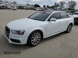 2015 Audi A4 Premium Plus with VIN WAUFFAFL9FN043440, listed as a Copart auction lot 46427395 with 118,151 mi miles and Salvage Title. Bid and sale history available at carsss.com. Image 1.
