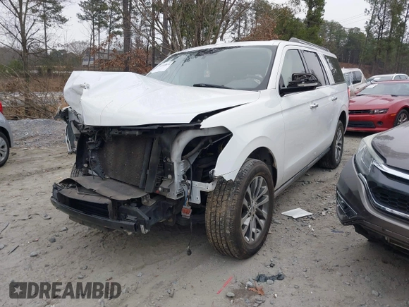 2018 Ford Expedition Max Limited with VIN 1FMJK1KT0JEA35634, listed as a IAAI auction lot 41188836 with 125,407 mi miles and . Bid and sale history available at DreamBid. Image 2.