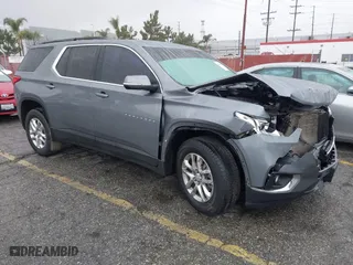 2021 Chevrolet Traverse LT Leather with VIN 1GNERHKWXMJ249859, listed as a IAAI auction lot 41557487 with 49,849 mi miles. Bid and sale history available at carsss.com. Image 1.