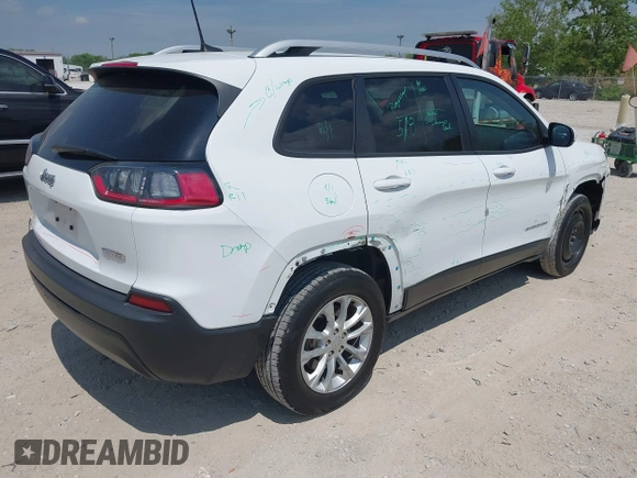 2021 Jeep Cherokee Latitude with VIN 1C4PJMCB1MD171158, listed as a IAAI auction lot 42259802 with 136,987 mi miles and . Bid and sale history available at DreamBid. Image 4.