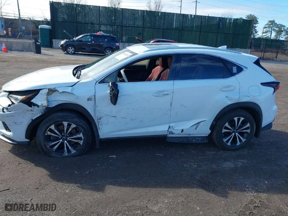 2019 Lexus NX with VIN JTJBARBZ3K2193240, listed as a IAAI auction lot 41810329 with 7,630 mi miles. Bid and sale history available at carsss.com. Image 14.