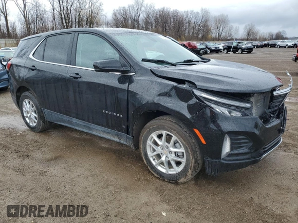 2023 Chevrolet Equinox LT with VIN 3GNAXUEG1PL107169, listed as a Copart auction lot 51832255 with 22,293 mi miles and Clean Title. Bid and sale history available at DreamBid. Image 4.