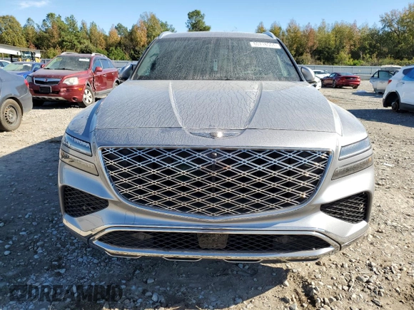 2025 Genesis GV80 Prestige with VIN KMUHEESC2SU213789, listed as a Copart auction lot 80718504 with 6,644 mi miles and Salvage Title. Bid and sale history available at DreamBid. Image 5.