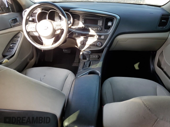 2015 Kia Optima LX with VIN 5XXGM4A75FG442561, listed as a Copart auction lot 52884935 with 146,818 mi miles and Salvage Title. Bid and sale history available at DreamBid. Image 8.