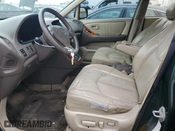 2000 Lexus RX 300 with VIN JT6HF10U8Y0156252, listed as a Copart auction lot 72519354 with 239,412 mi miles and Non Repairable. Bid and sale history available at carsss.com. Image 7.