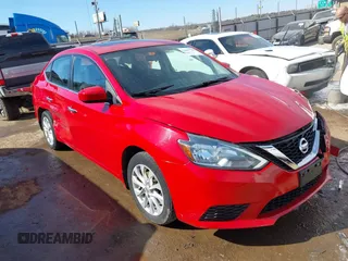 2017 Nissan Sentra S with VIN 3N1AB7APXHY304590, listed as a IAAI auction lot 41647599 with 86,294 mi miles. Bid and sale history available at carsss.com. Image 1.