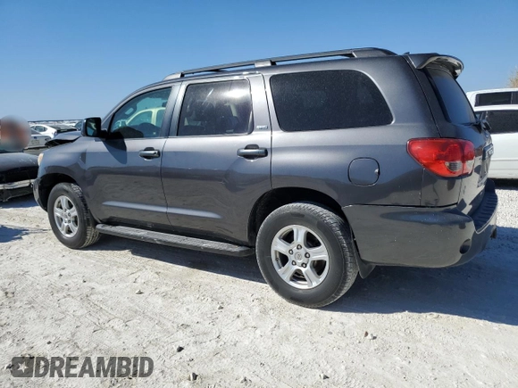 2012 Toyota Sequoia SR5 with VIN 5TDZM5G11CS003448, listed as a Copart auction lot 77208904 with 287,106 mi miles and Salvage Title. Bid and sale history available at carsss.com. Image 2.