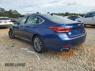 2017 Genesis G80 3.8L with VIN KMHGN4JE4HU188961, listed as a Copart auction lot 47688595 with 108,698 mi miles and Non Repairable. Bid and sale history available at DreamBid. Image 2.