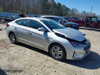 2019 Hyundai Elantra Preferred with VIN KMHD84LF4KU743494, listed as a IAAI auction lot 41821777 with 147,704 mi miles. Bid and sale history available at carsss.com. Image 1.