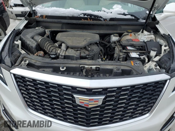 2020 Cadillac XT5 Premium Luxury AWD with VIN 1GYKNDRS6LZ121017, listed as a Copart auction lot 42647785 with 81,296 mi miles and Salvage Title. Bid and sale history available at DreamBid. Image 12.