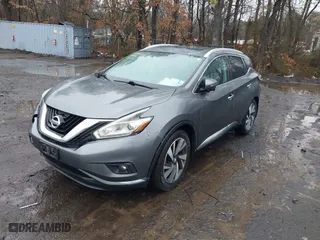 2015 Nissan Murano SV with VIN 5N1AZ2MH6FN258164, listed as a IAAI auction lot 41956754 with 84,614 mi miles. Bid and sale history available at carsss.com. Image 18.