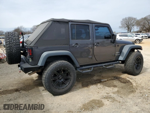 2018 Jeep Wrangler JK Unlimited Sport S with VIN 1C4BJWDG6JL865670, listed as a Copart auction lot 47680015 with 84,651 mi miles and Salvage Title. Bid and sale history available at carsss.com. Image 3.