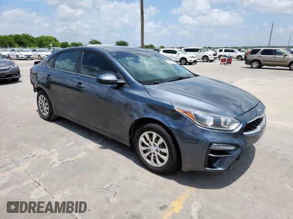 2019 Kia Forte LXS with VIN 3KPF24AD6KE081299, listed as a Copart auction lot 61627335 with 69,658 mi miles and Salvage title. Bid and sale history available at DreamBid. Image 4.