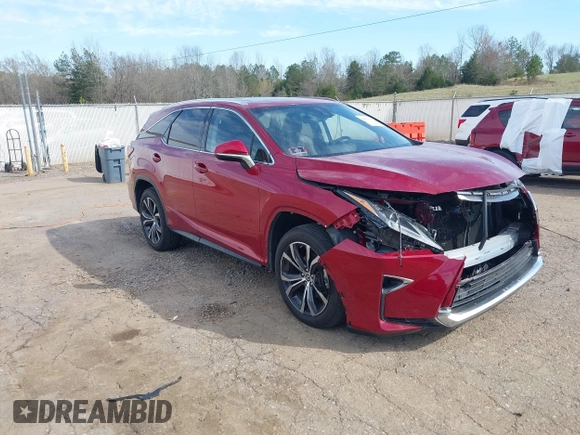 2018 Lexus RX 350L Premium with VIN JTJDZKCA3J2004828, listed as a IAAI auction lot 41810945 with 51,687 mi miles and . Bid and sale history available at DreamBid. Image 1.