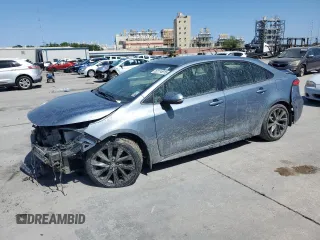 2023 Toyota Corolla Hybrid LE with VIN JTDBCMFE6P3015167, listed as a Copart auction lot 52114915 with 35,334 mi miles and Salvage Title. Bid and sale history available at carsss.com. Image 1.